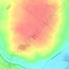 Marcus Hill topographic map, elevation, terrain