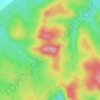 Kydra topographic map, elevation, terrain