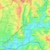 Heidelberg topographic map, elevation, terrain