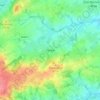 Parike topographic map, elevation, terrain