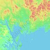 Vernon Island topographic map, elevation, terrain