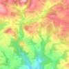 Priehetsberg topographic map, elevation, terrain
