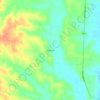 Guthridge topographic map, elevation, terrain