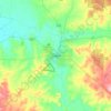 Dubbo topographic map, elevation, terrain