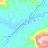Dounet topographic map, elevation, terrain