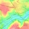 Tinwell topographic map, elevation, terrain