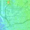 West Shore Estates topographic map, elevation, terrain