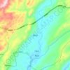 Chishi topographic map, elevation, terrain
