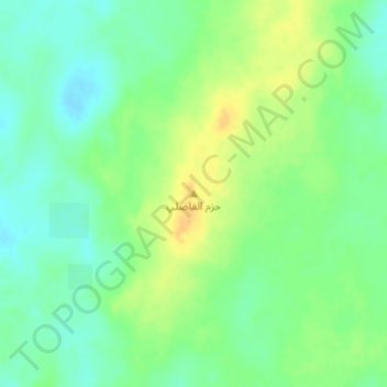 Jabal al Fadili topographic map, elevation, terrain