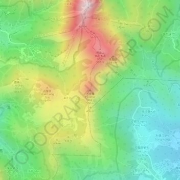 Pyramid Hill topographic map, elevation, terrain