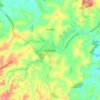 Malanda topographic map, elevation, terrain
