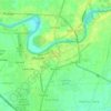 Banga Ⅰ topographic map, elevation, terrain