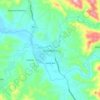 Gros Morne topographic map, elevation, terrain