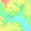 Wuchang topographic map, elevation, terrain