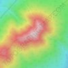 Mt.Oputateshike topographic map, elevation, terrain