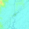 Pathein topographic map, elevation, terrain