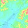 Dahu topographic map, elevation, terrain
