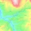 San Juan Bosco topographic map, elevation, terrain