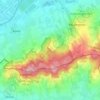Pensemont topographic map, elevation, terrain