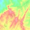 San Pablo topographic map, elevation, terrain