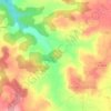 Fontanals topographic map, elevation, terrain