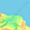 Staithes topographic map, elevation, terrain