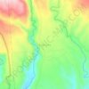 Rana Loba topographic map, elevation, terrain