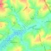 Les Eaux Vives topographic map, elevation, terrain