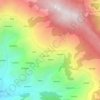 anjanisain topographic map, elevation, terrain