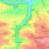 Riet topographic map, elevation, terrain