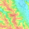 Ponsac Sud topographic map, elevation, terrain
