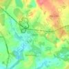 Moira topographic map, elevation, terrain