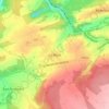 Le Roux topographic map, elevation, terrain