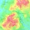 Apedale topographic map, elevation, terrain