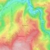 Bergeval topographic map, elevation, terrain