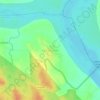 Kaleshwaram topographic map, elevation, terrain