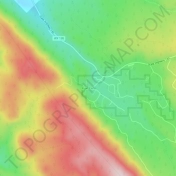 Ryan Park topographic map, elevation, terrain