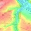 Bichecourt topographic map, elevation, terrain