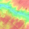 Caumartin topographic map, elevation, terrain