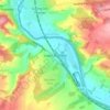 Lower Basildon topographic map, elevation, terrain
