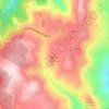 Monte Balzano topographic map, elevation, terrain