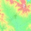 Goroka topographic map, elevation, terrain