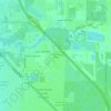 Blue Heron Pines topographic map, elevation, terrain