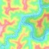 Freeburn topographic map, elevation, terrain