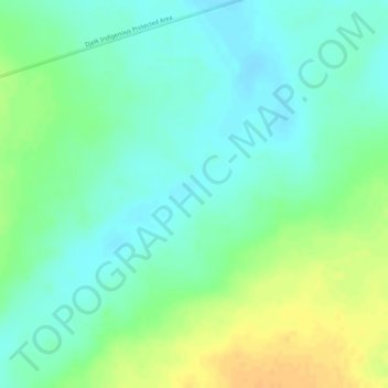 Arnhem Land topographic map, elevation, terrain