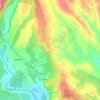 Col de Vangone topographic map, elevation, terrain