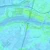 Kerkeinde topographic map, elevation, terrain