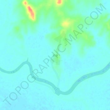 泊湖 topographic map, elevation, terrain
