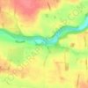 Wycliffe topographic map, elevation, terrain