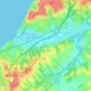 Oïhara topographic map, elevation, terrain